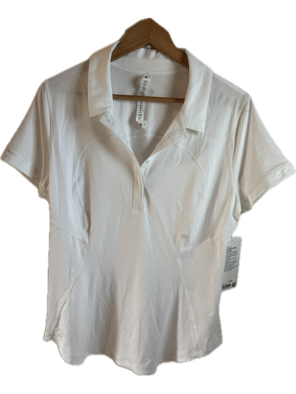 NWT Lululemon Quick Drying Short Sleeve Polo Top